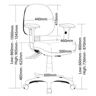 ST Prestige Fabric Upholstered Task Chair