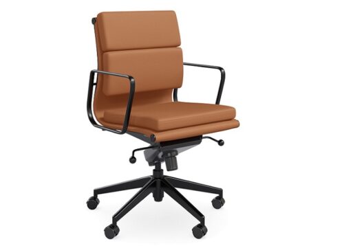 DD Milano Mid Back Chair - Tan