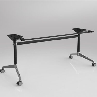 OL Modulus Flip Table Frame with Black Poles